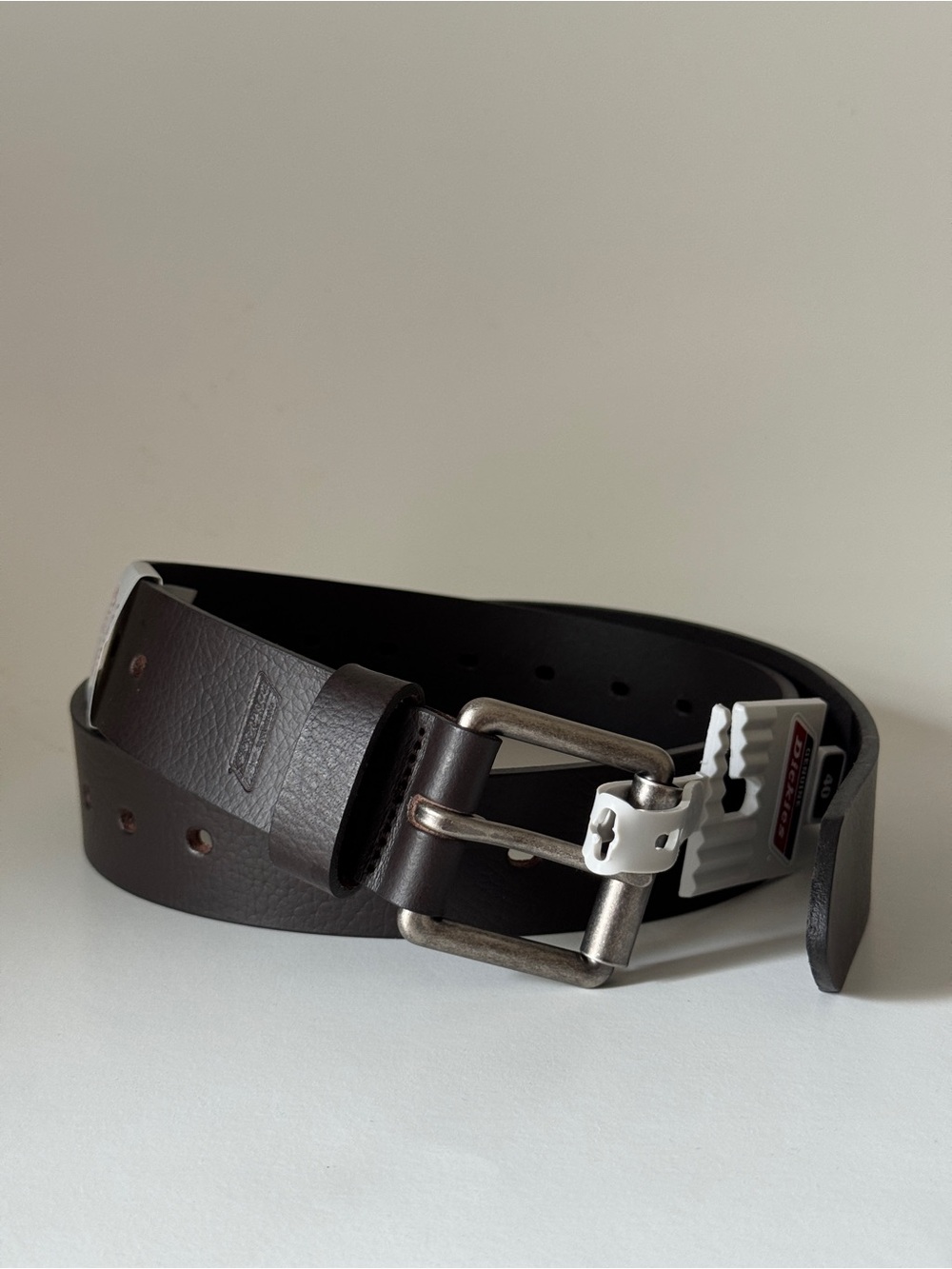 Genuine Dickies Men’s Brown Leather Work Belt Size 40 NWT